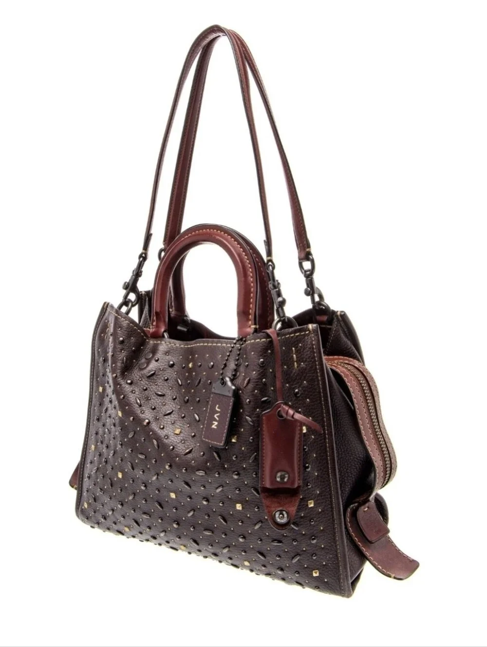 Coach 1941 Rogue 30 Prairie Rivets in Oxblood